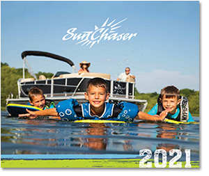 2021 Sunchaser Pontoon Catalog Cover