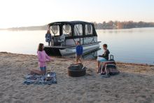24 Voyager Sunchaser Pontoon Boat