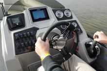 Eclipse Console Sunchaser Pontoon Boat